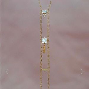 monsieur blonde necklace